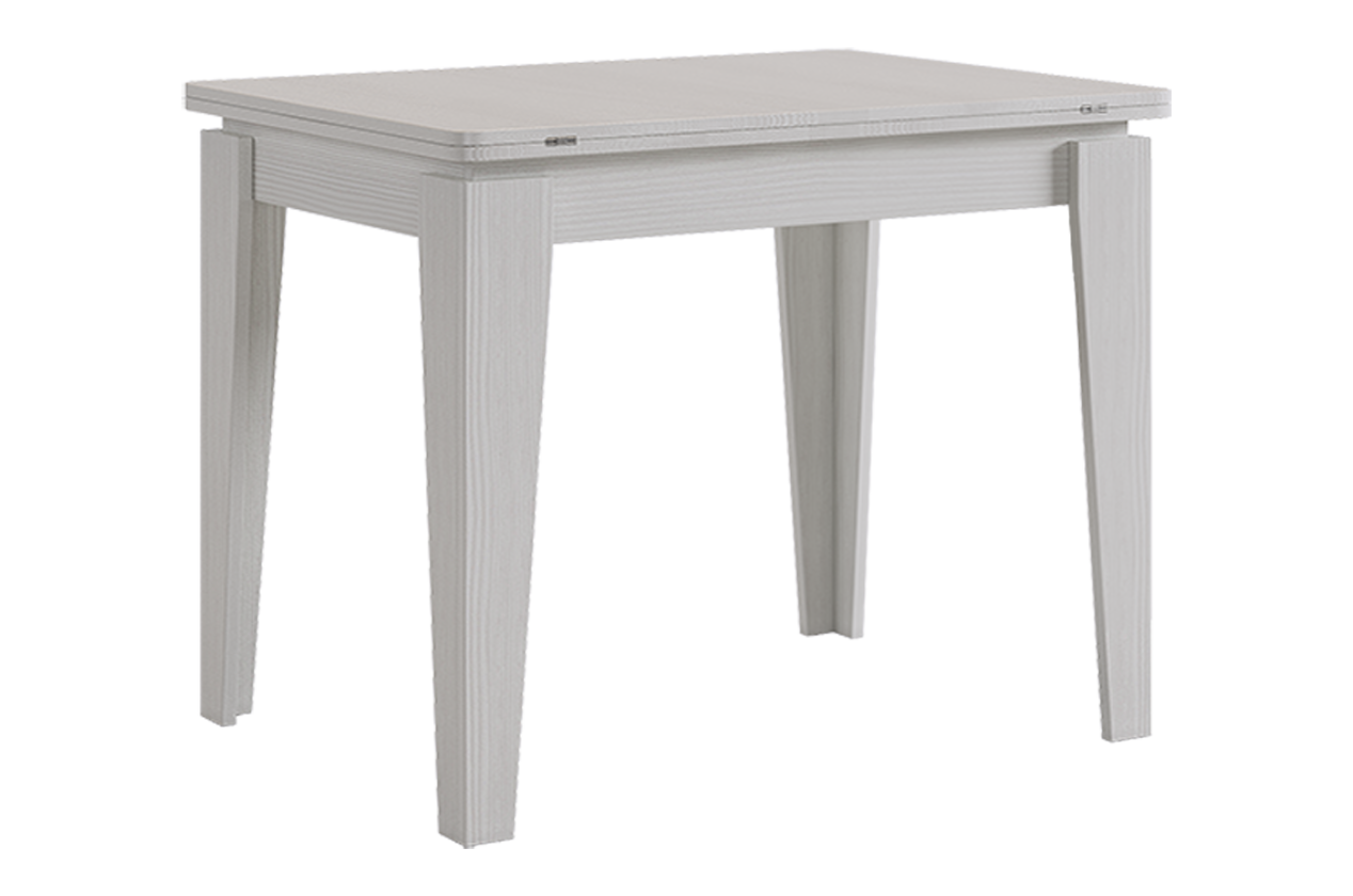 Стол обеденный раскладной Фантазия (белый рамух)