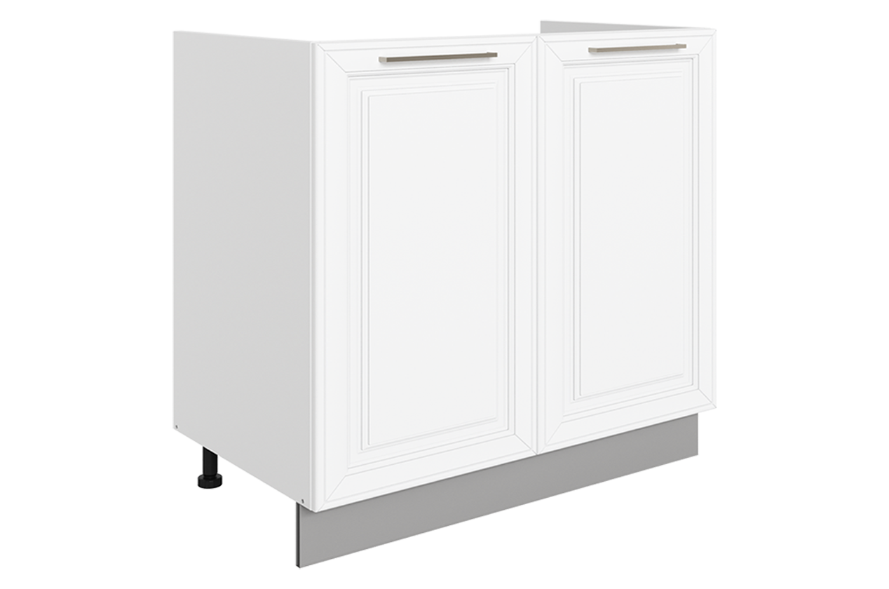 Мишель Шкаф рабочий под мойку L800 (2 дв. гл.) (эмаль)