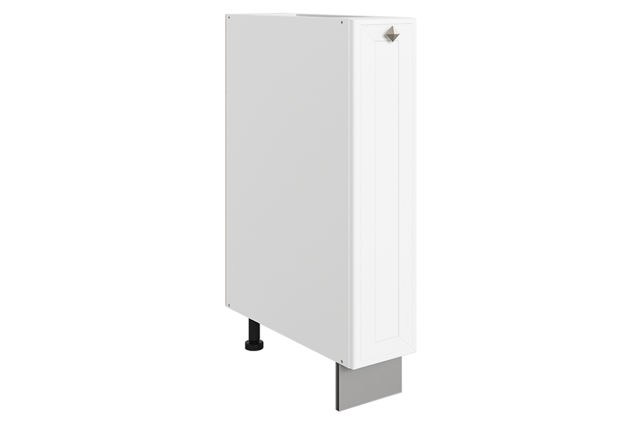 Мишель Шкаф рабочий L150 B500 (1 дв. гл.) (эмаль) (белый/белый)