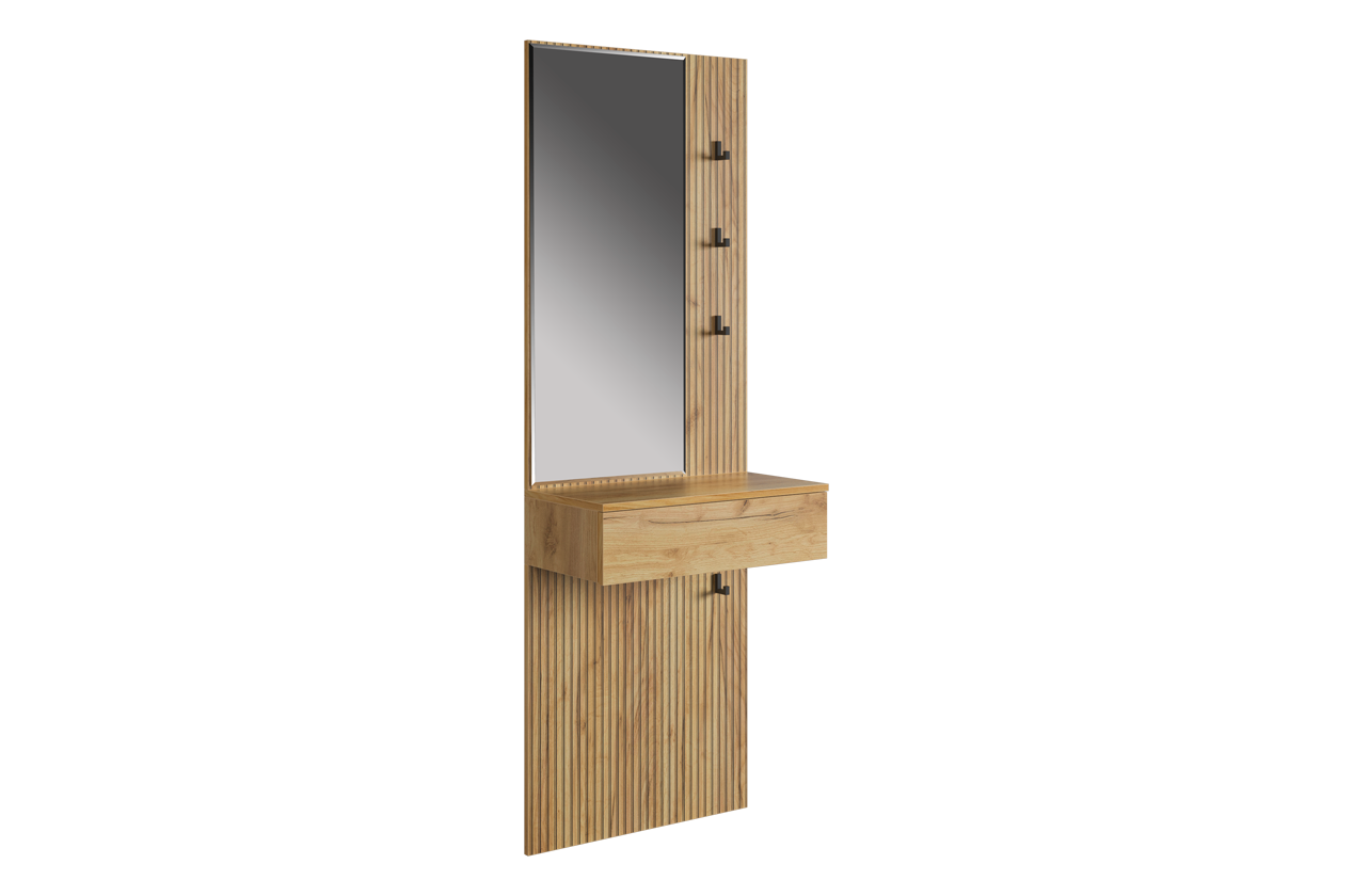 Зеркало Бодрум (дуб крафт золотой)