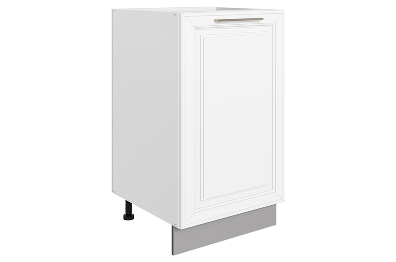 Мишель Шкаф рабочий L450 (1 дв.гл.) (эмаль) (белый/белый)