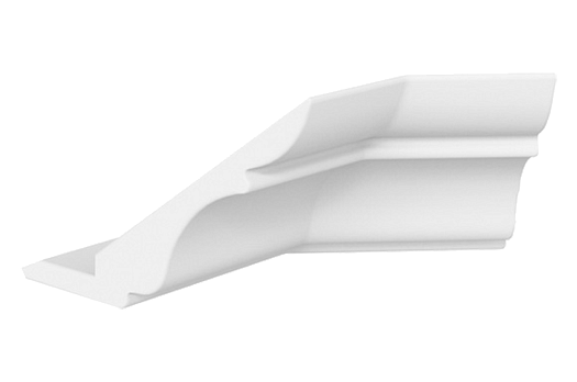 Элемент карниза угловой внутренний (135 град.) Мишель (белый)