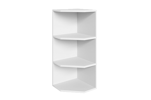 Шкаф навесной концевой L300 H720 Кухня (белый)