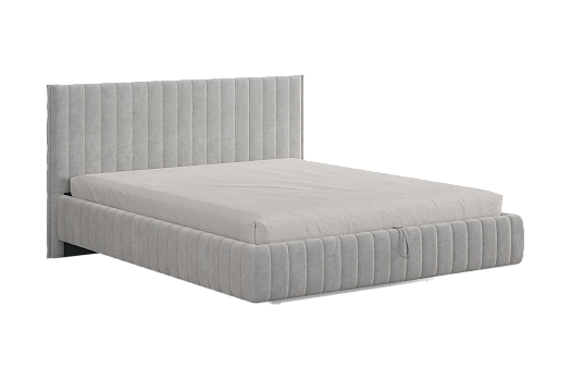 Кровать с подъемным механизмом Твикс 160х200 см (галька (велюр))