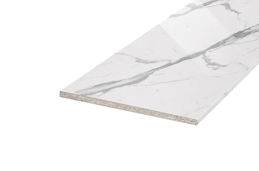 Столешница постформинг глянец H38 L1400 (гранит белый глянец)