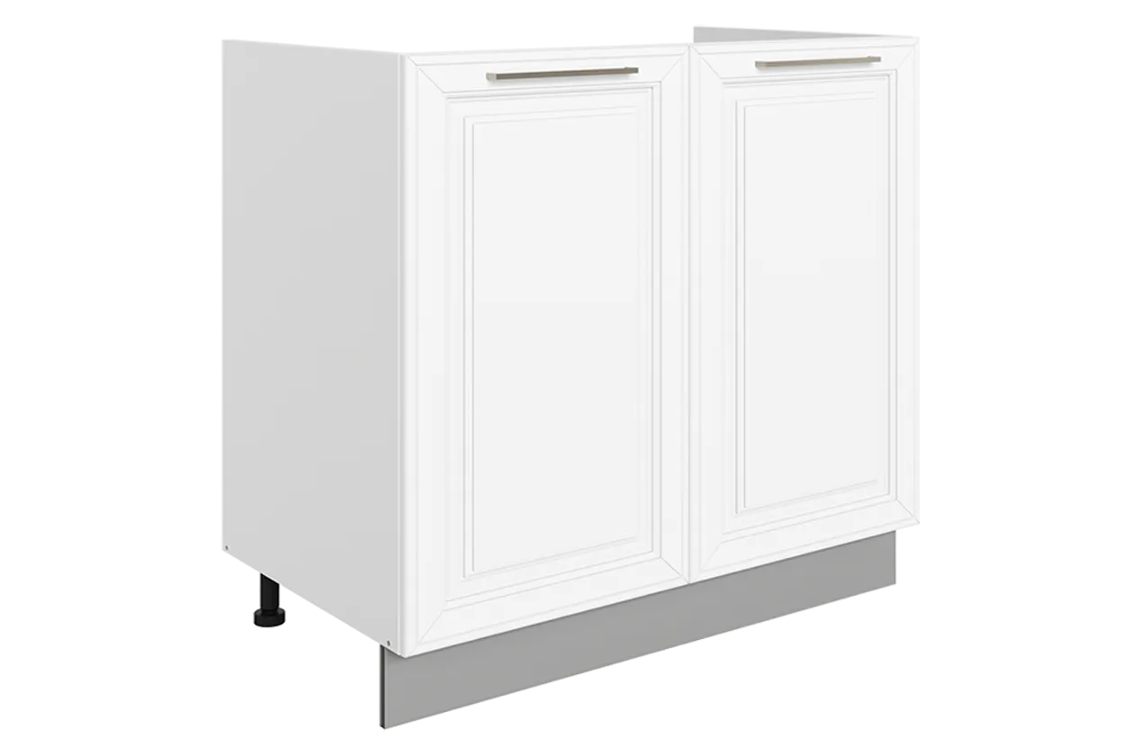 Мишель Шкаф рабочий под мойку L800 (2 дв. гл.) (эмаль)