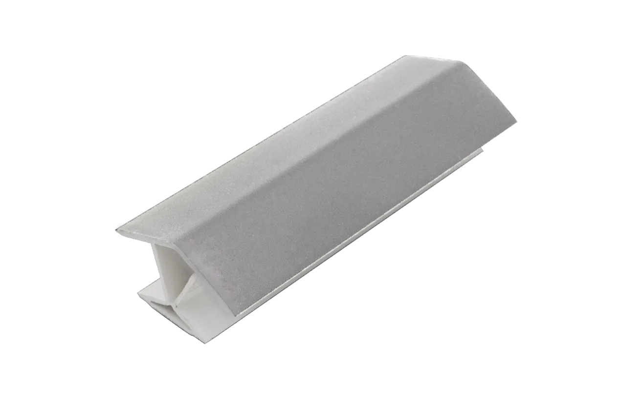 Профиль соединительный для цоколя Н150 угол 135 Кухня (титан)